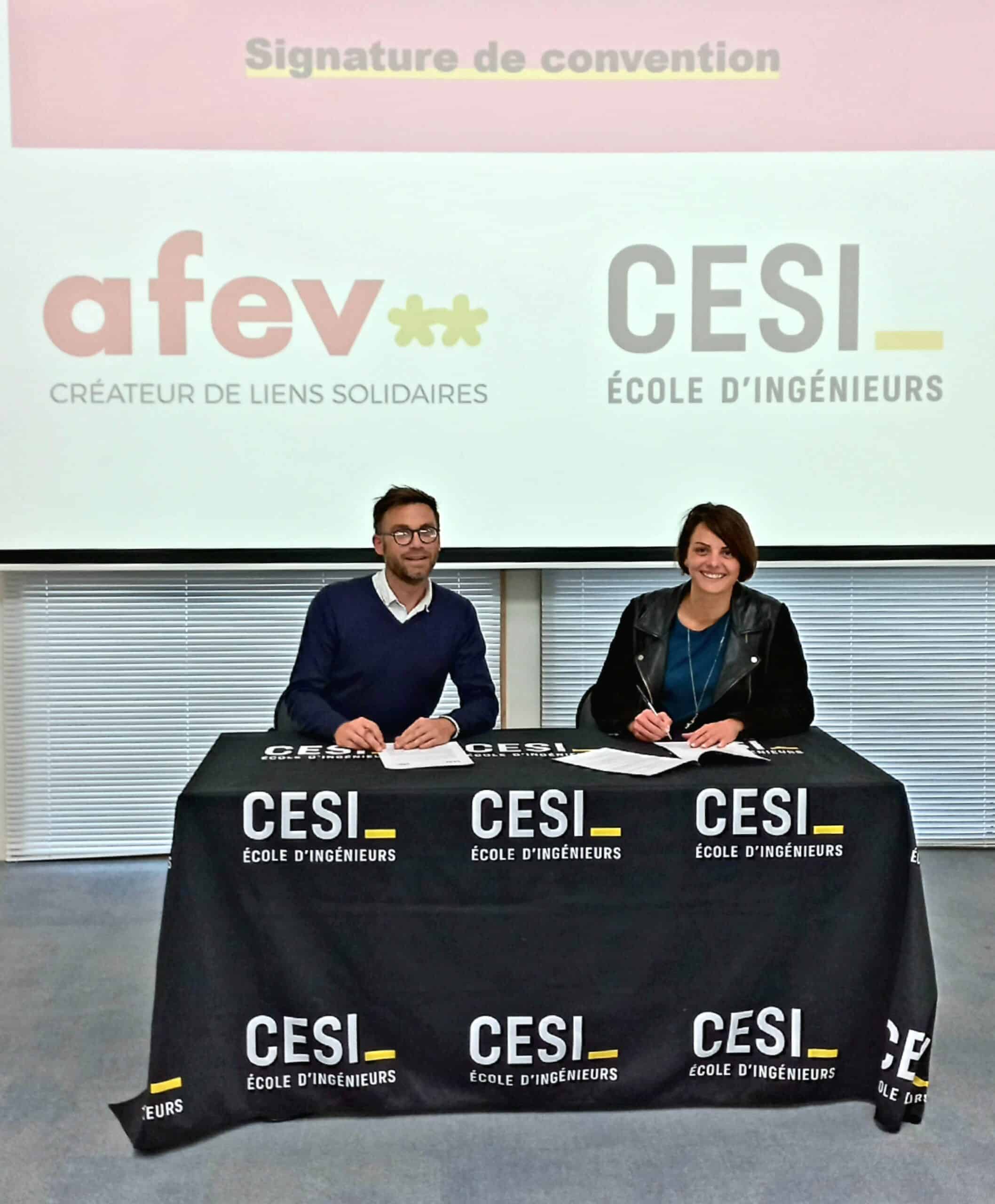 CESI Signe Une Convention De Partenariat Avec L Afev