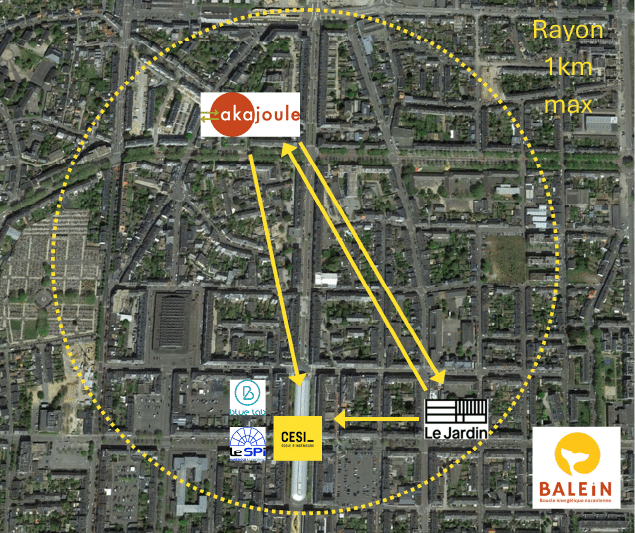 BALEIN - plan centre ville Saint-Nazaire