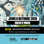 FORUM : Industrie et bâtiment du futur, défis et opportunités pour la recherche et l’industrie